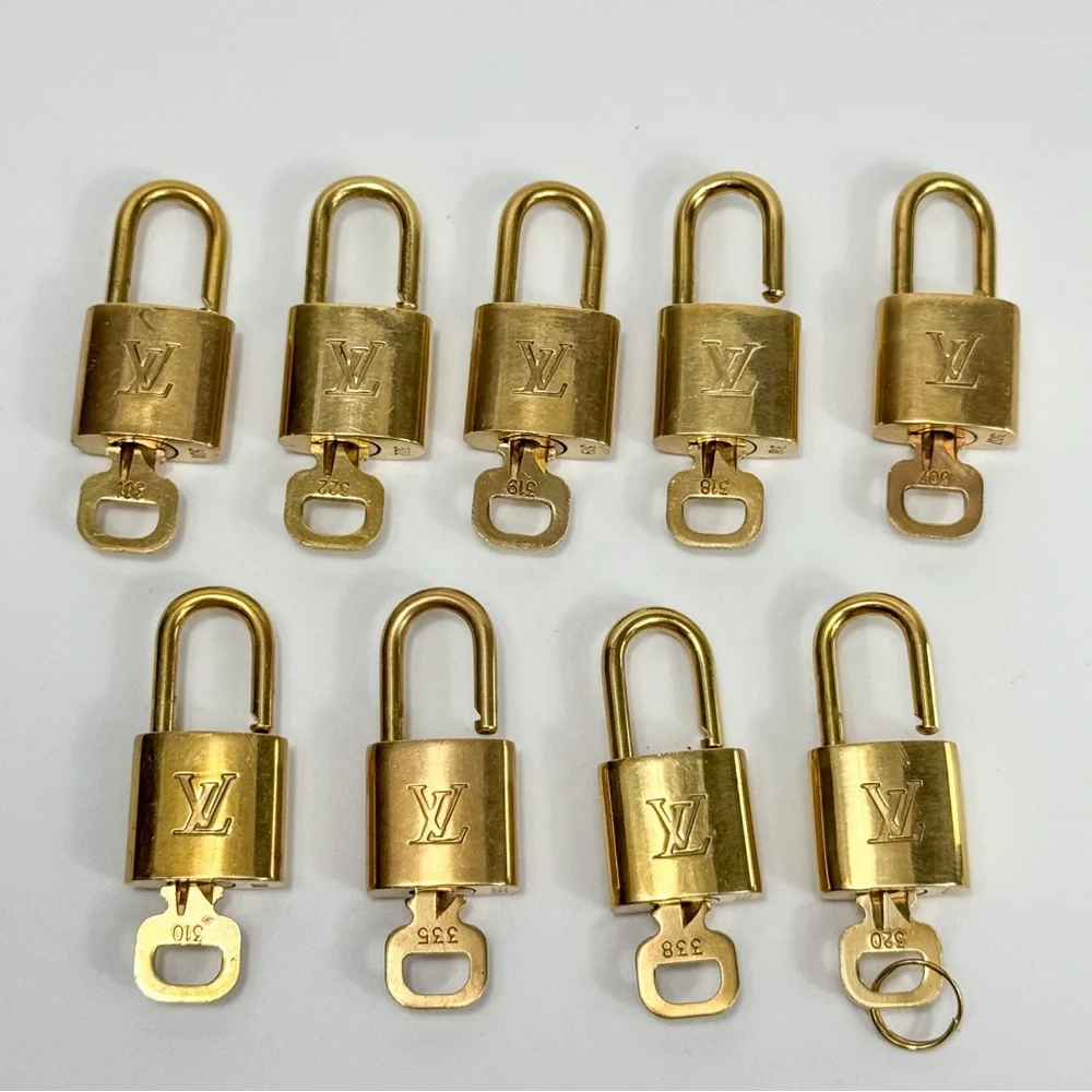 Louis Vuitton Brass Padlock with Key #338 - Picture 3 of 4